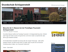 Tablet Screenshot of grundschule-schoeppenstedt.de